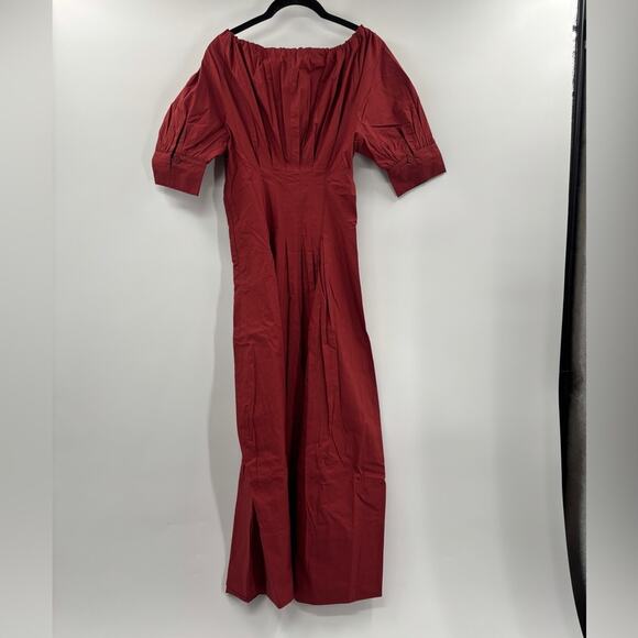 J.Crew Cinched-waist shirt-dress in Brilliant Mohogany - Picture 6 of 7